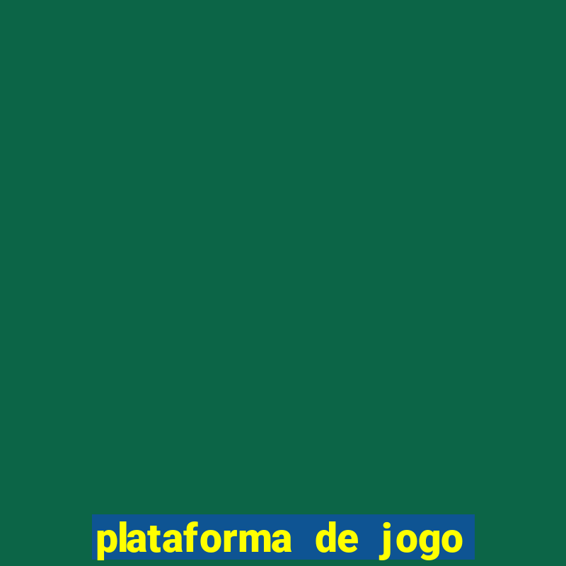 plataforma de jogo que paga muito